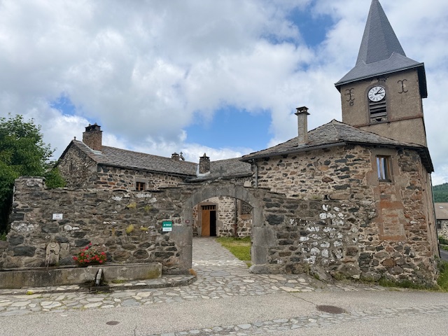 Eglise et cure de Boussoulet à Champclause © Mairie de Champclause